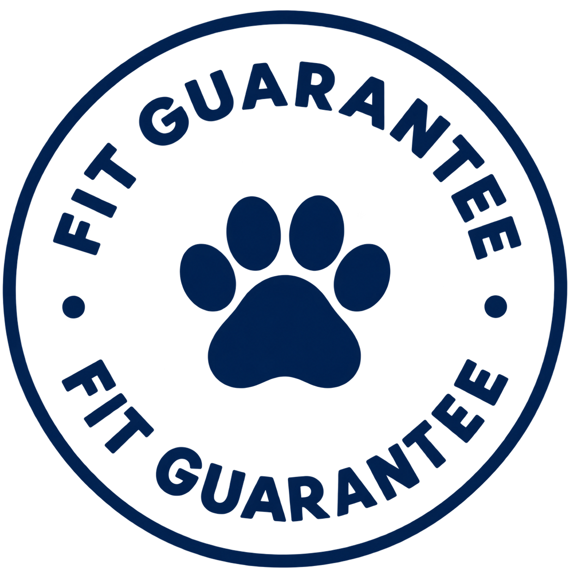 Old Pal Pets Fit Guarantee badge