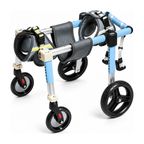 OldPal Full Support 4 wheel dog wheelchair with front and rear wheels