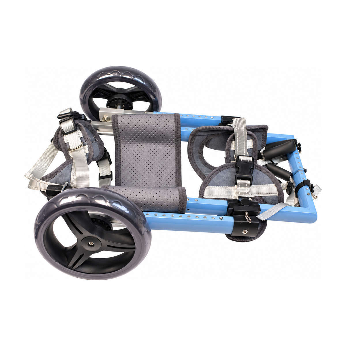 OldPal dog wheelchair frame and harness from above